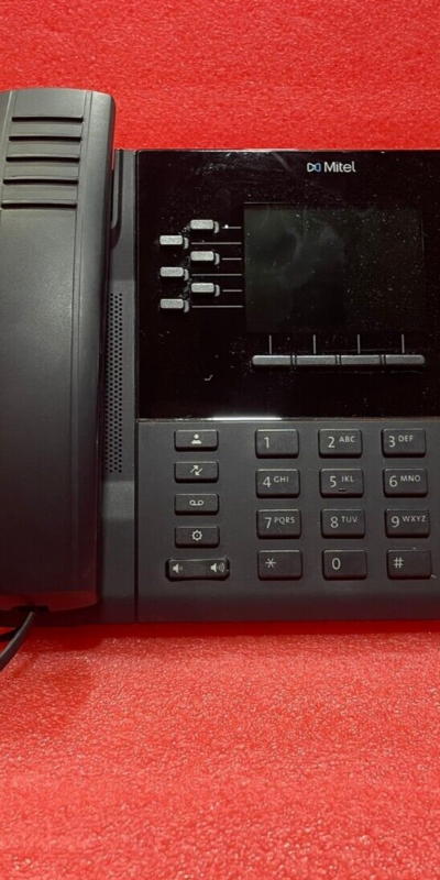 MITEL 6920 50006767 Gigabit VOIP IP Business Phone With Handset Cord Stand