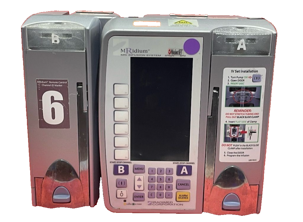 IRadimed MRidium 3860+ MRI-Compatible Portable Infusion Pump Non-Magnetic Tested