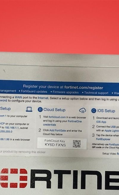 Fortinet FortiGate 40F Network Security Firewall