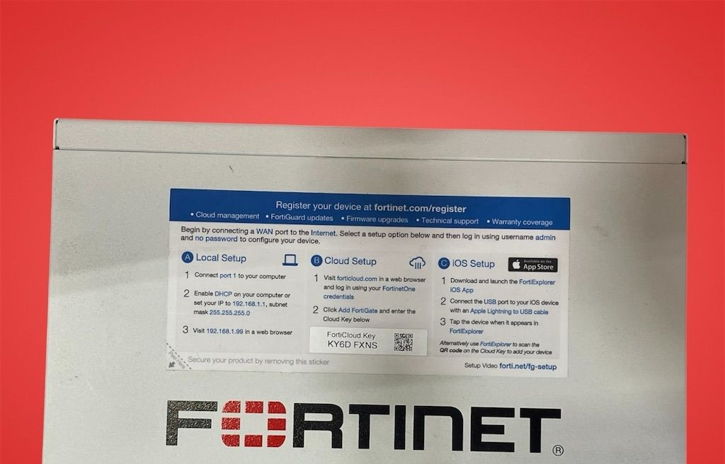 Fortinet FortiGate 40F Network Security Firewall