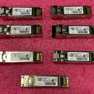 Lot 7x Cisco DS-SFP-FC16G-SW 16G FC SFP 850nm Transceivers Tested
