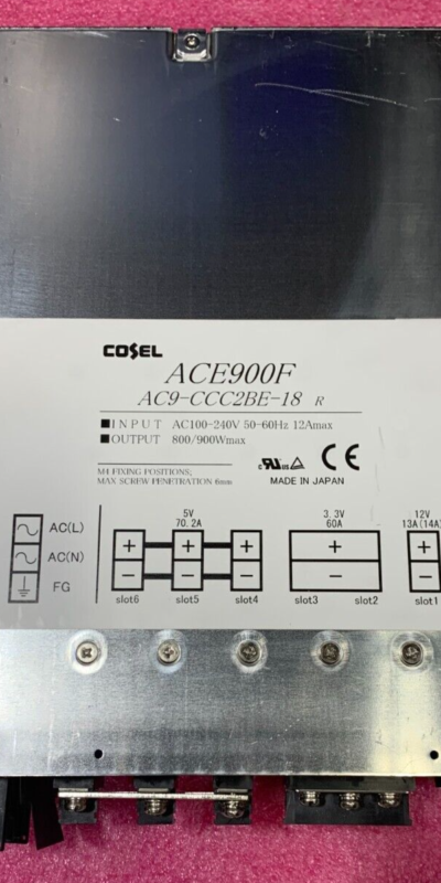 Cosel ACE900F 900W AC-DC Switching Power Supply 100-240V Industrial PSU