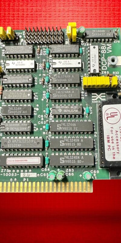 RARE Vintage DCP-88 VM 8-Bit ISA Expansion Card for IBM PC, FCC ID DUO9 Tested