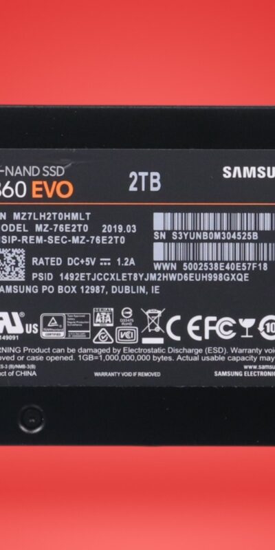 SAMSUNG 860 EVO 2TB V-NAND SSD MZ-76E2T0 SATA III 6Gb/s 2.5" MZ7LH2T0HMLT
