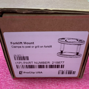 ProClip Forklift Clamp Mount 215677, 3.375x5.125in, No Arm, USA Made