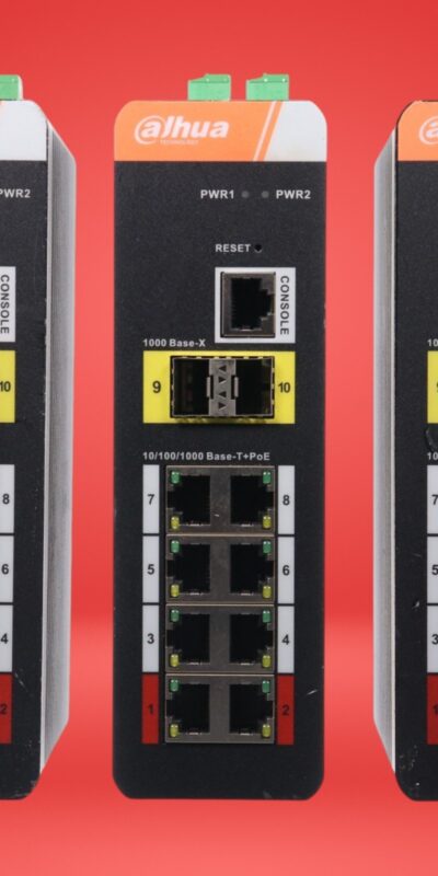 Lot of 3 Dahua DH-PFS4210-8GT-DP V2 Ethernet 10 Port Managed Industrial Switch