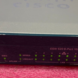Cisco ESW-520-8P-K9 8-Port PoE 10/100 Fast Ethernet Switch Tested No PSU