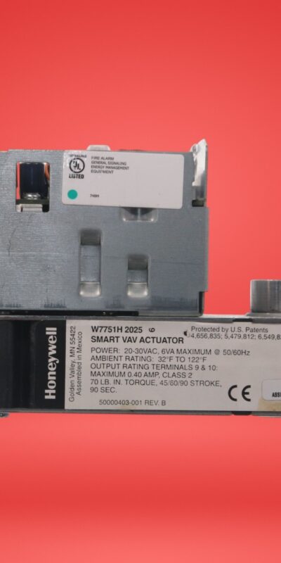 Honeywell W7751H2025 Smart VAV Actuator