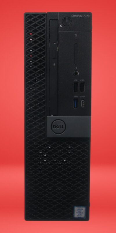 Dell OptiPlex 7070 SFF Core i7-9700 16GB RAM, 256 NVME Win11 With/ AC Adapter