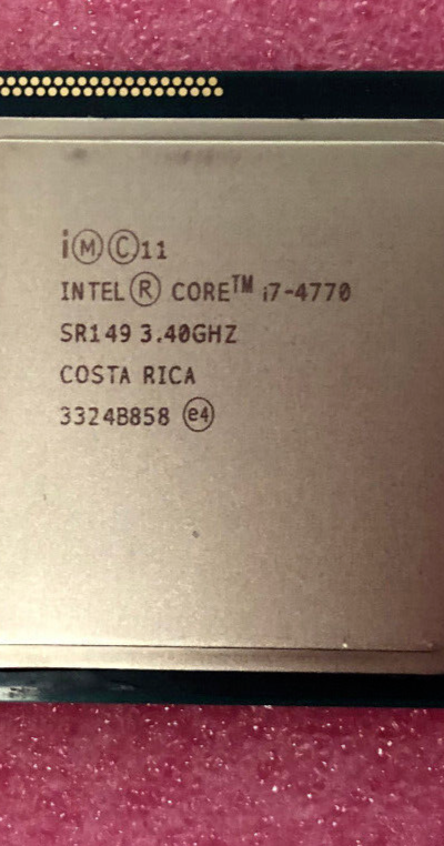 Intel Core i7-4770 SR149 3.4GHz Quad-Core LGA1150 Haswell Desktop CPU