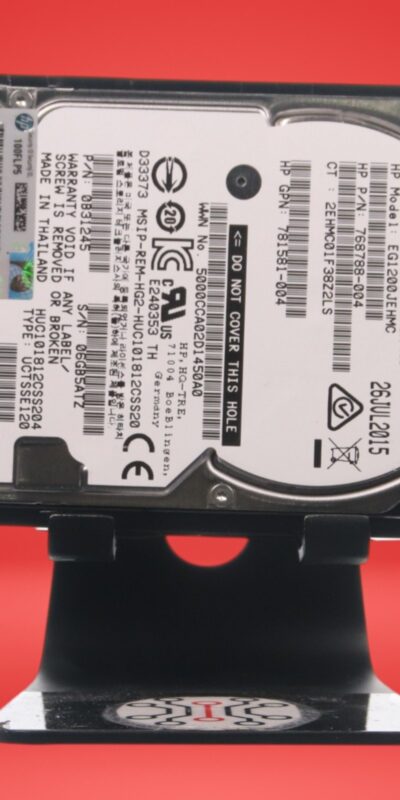 HP 1.2TB 12gbps 10K SAS 2.5" Hard Drive EG1200JEHMC 768788-004