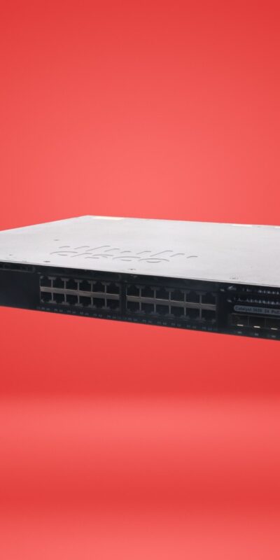 Cisco Catalyst 3650 WS-C3650-24PS-E 24-Port Gigabit PoE+ Switch 4x SFP W/ Cord