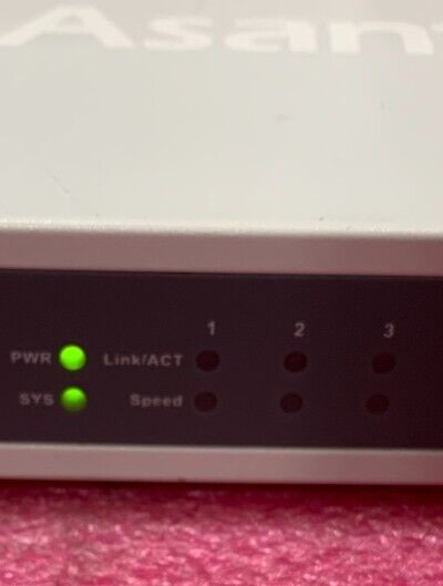 Asante FriendlyNET GX5-500 5-Port Gigabit Ethernet Desktop Switch + PSU