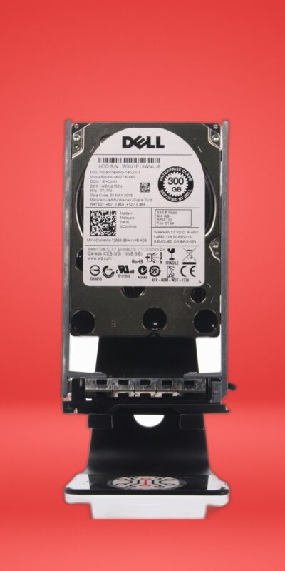 Dell WD3001BKHG 300GB 10K RPM SAS 6G 2.5" 6Gb/s Hard Drive + Dell Tray CWHNN