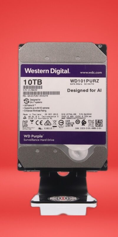 Western Digital WD101PURZ-85C62Y0 10TB 7.2K 6Gb/s 3.5" SATA Surveillance HDD