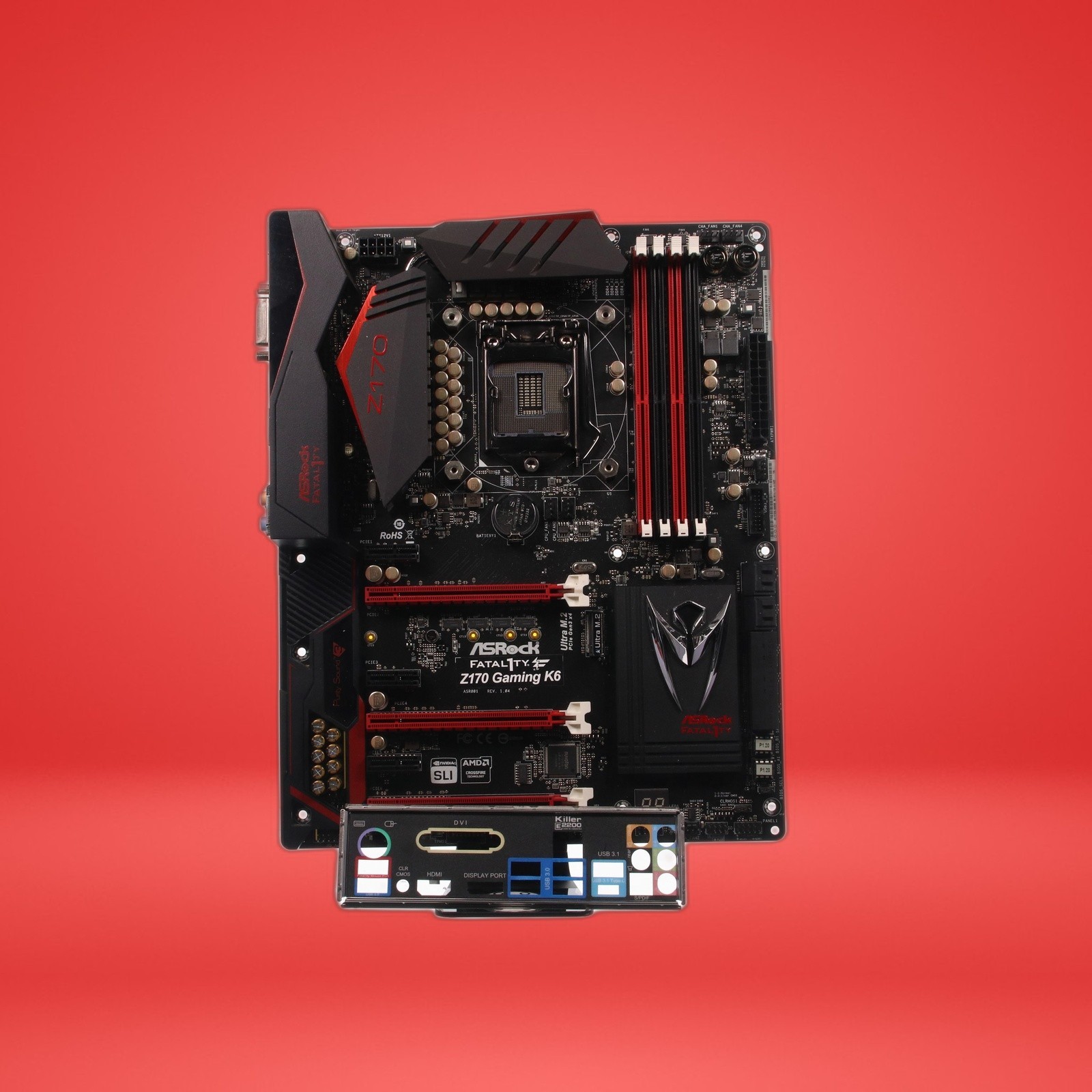 ASRock Fatal1ty Z170 Gaming K6 Intel Z170 ATX Motherboard Socket LGA 1151