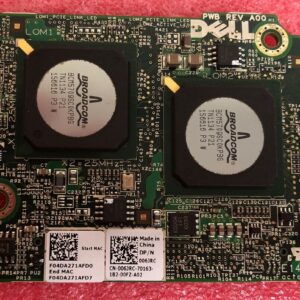 Lot of 2 Dell Broadcom 5709S Quad-Port 1GbE PCIe Server NIC 006JRC