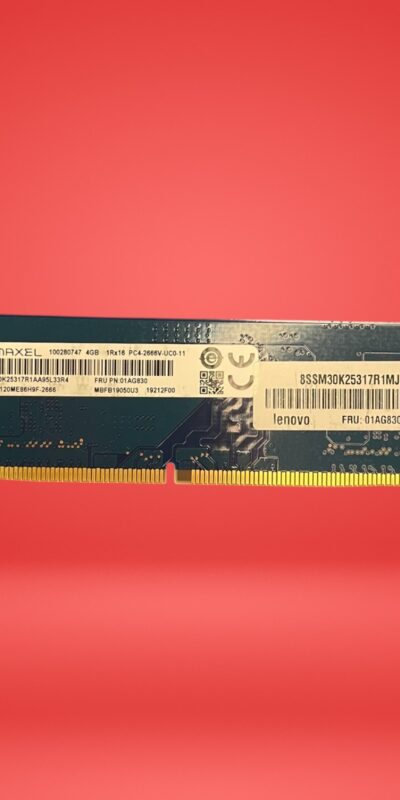 Lot of 2 RAMAXEL 4 GB PC4-2666V-UC0-11 UDIMM Desktop Memory Module 240-Pin