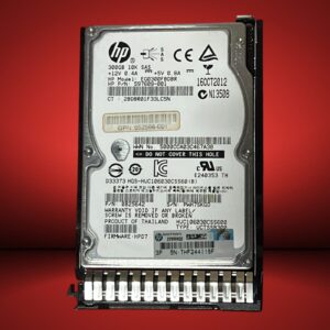 HP 300GB 10K SAS 3.5" HDD w/ Caddy 597609-001 for ProLiant Servers