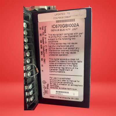 GE Fanuc IC670GBI002F Field Control Bus Interface PLC Module 50-60Hz - Image 11