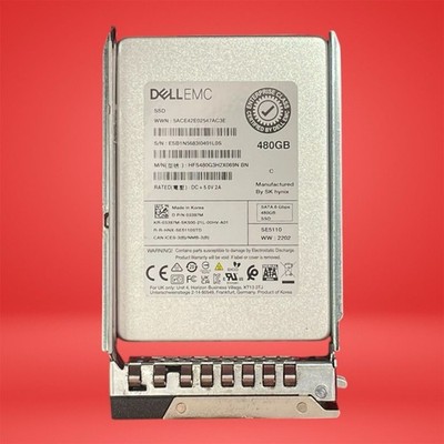 Dell 480GB 2.5in SATA SSD 6Gb/s Enterprise High Endurance Solid State Drive