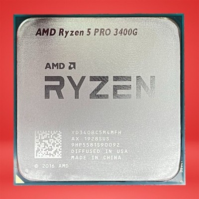 AMD Ryzen 5 PRO 3400G 4-Core Desktop Processor 3.7GHz AM4 Socket