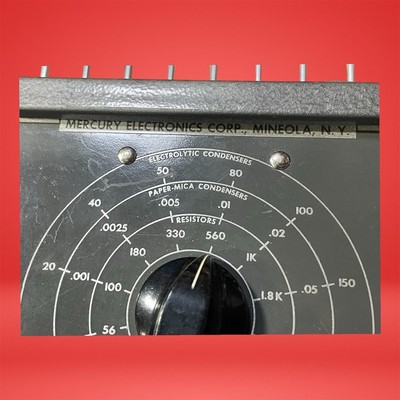 Mercury Model 500 Component Substitutor Tube Radio Tester Vintage 1920s - Image 3