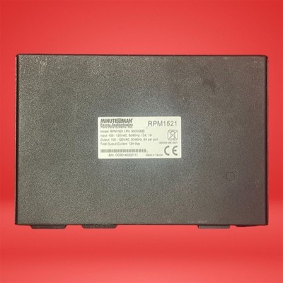 Minuteman RPM1521 Remote Power Manager PDU Inlet 120V Network Rackmount