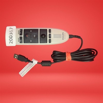 Philips SpeechMike USB Voice Recorder Microphone Push Button White - Image 3