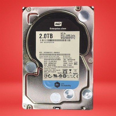 WD 2TB 7200RPM 3.5" SATA Enterprise HDD â RE / SE Class, Tested Good - Image 4
