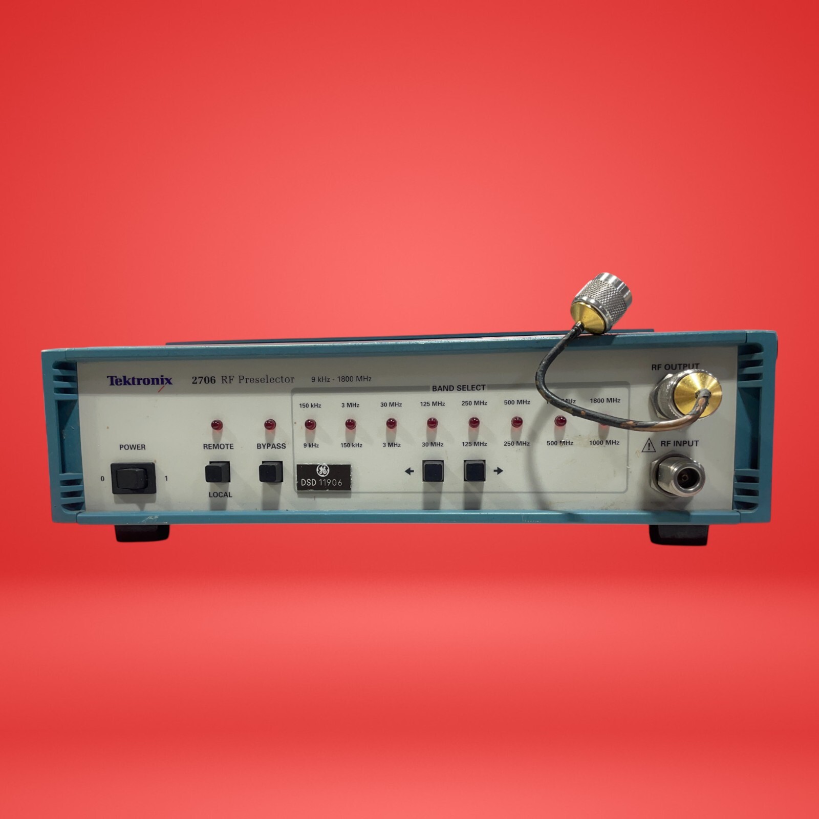 Tektronix 2706 RF Preselector 9kHz-1.8 GHz for 2712 Spectrum Analyzer WORKING