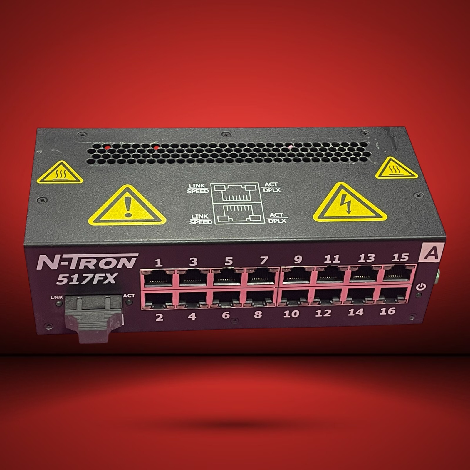 N-TRON 517FX 17-Port Unmanaged Industrial Ethernet Switch 10/100 RJ45+SC - Image 2