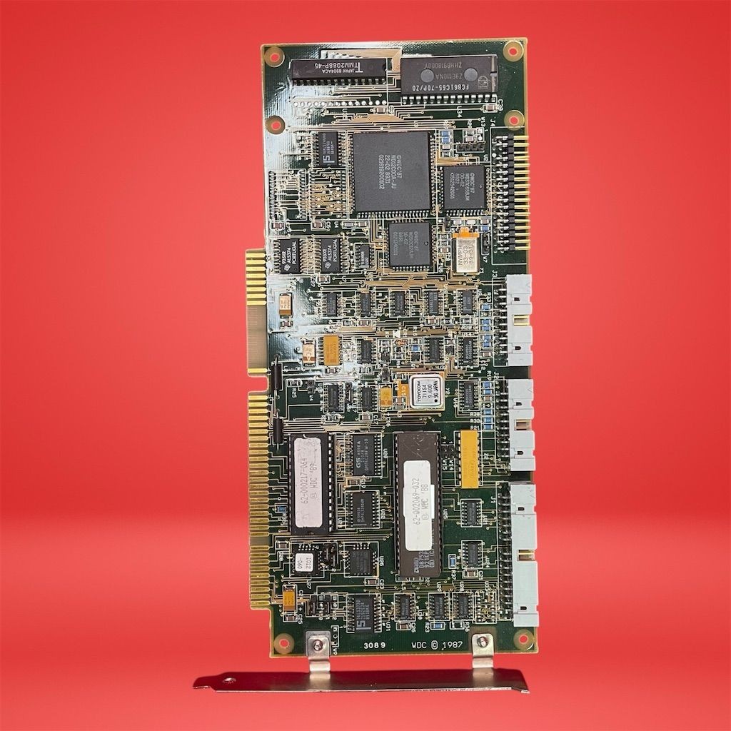 Vintage WD Hard Disk Controller Card WD1007A-WAH ISA 61-600172-01 - Image 3