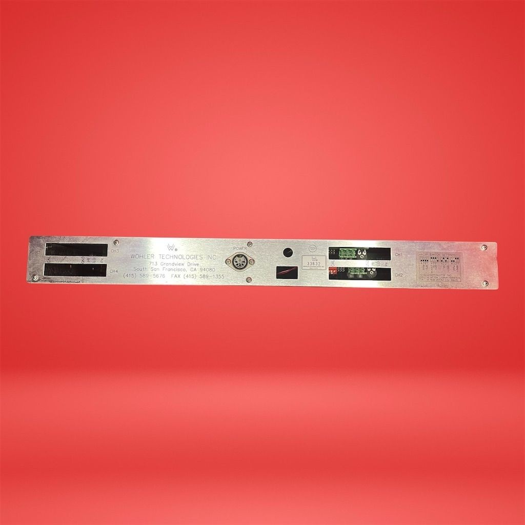 WOHLER MLH-2P Audio Meter with Remote Rack Mount - Image 2