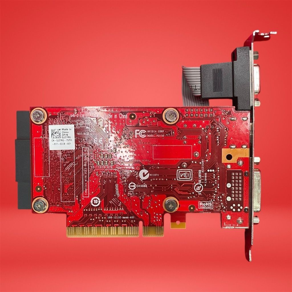 Nvidia GeForce GT 730 DE 2GB GDDR3 Video Card PN: J27RG VGA DVI - Image 2