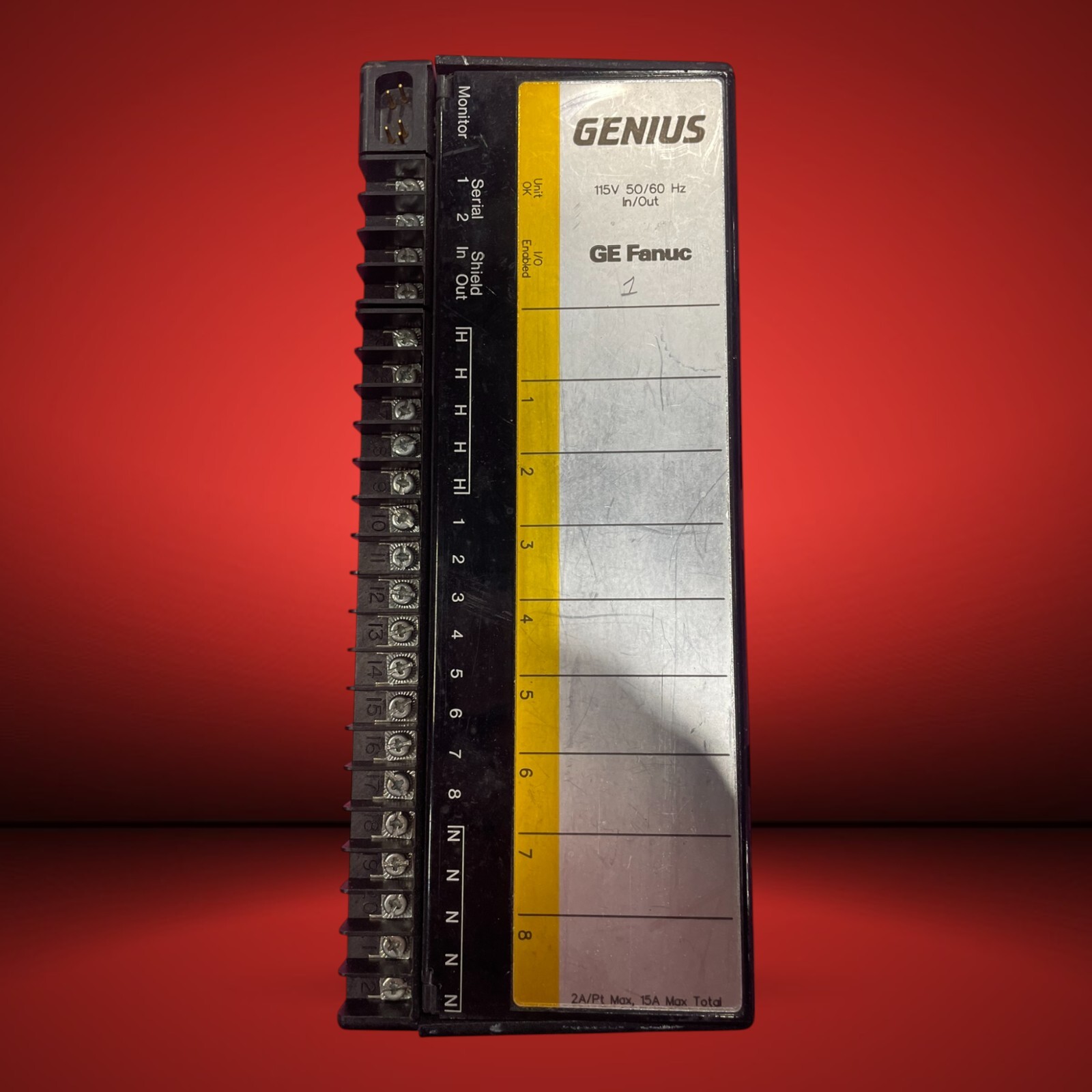GE Fanuc IC660TSD100B Genius 8-Point 115VAC 2A Output PLC Module
