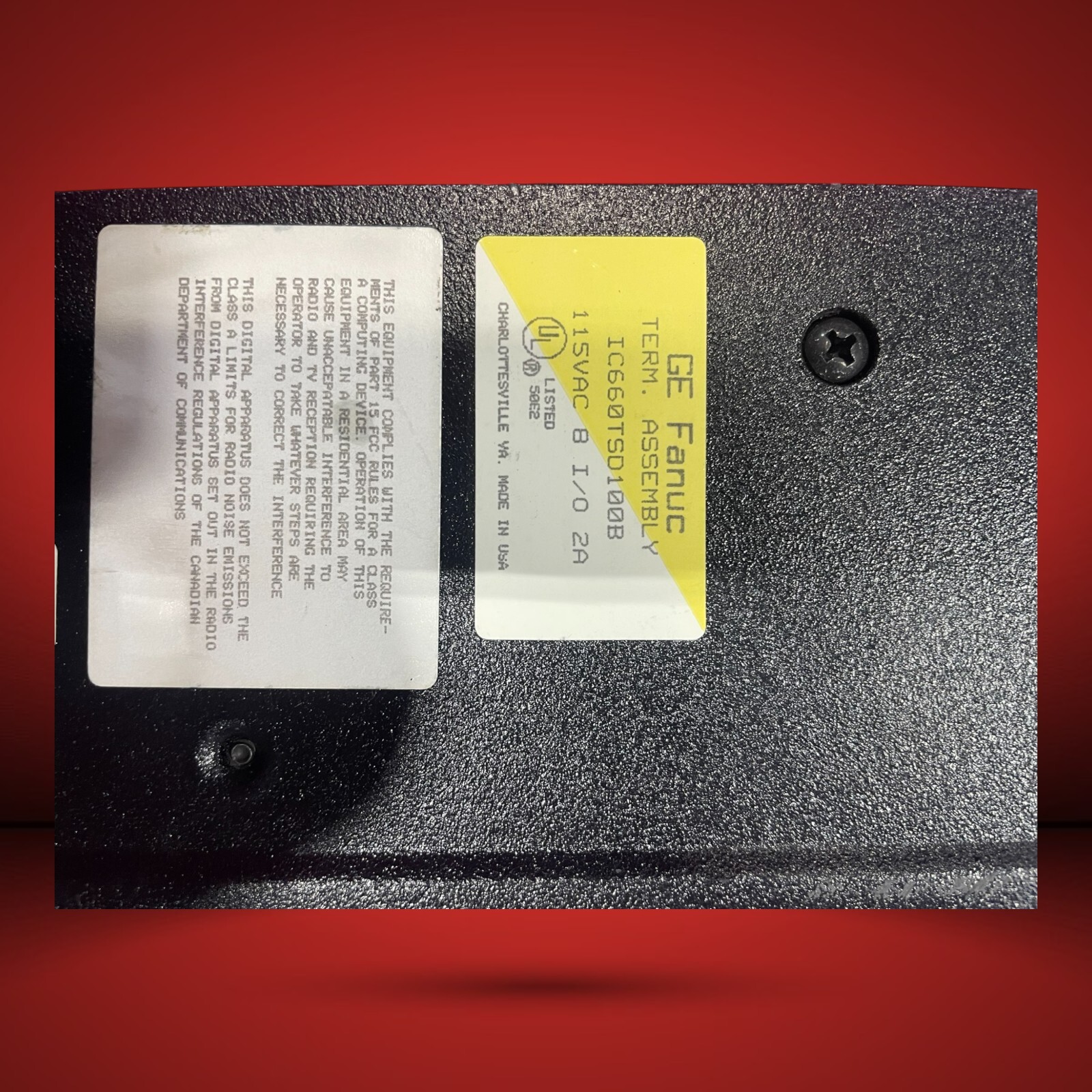 GE Fanuc IC660TSD100B Genius 8-Point 115VAC 2A Output PLC Module - Image 5