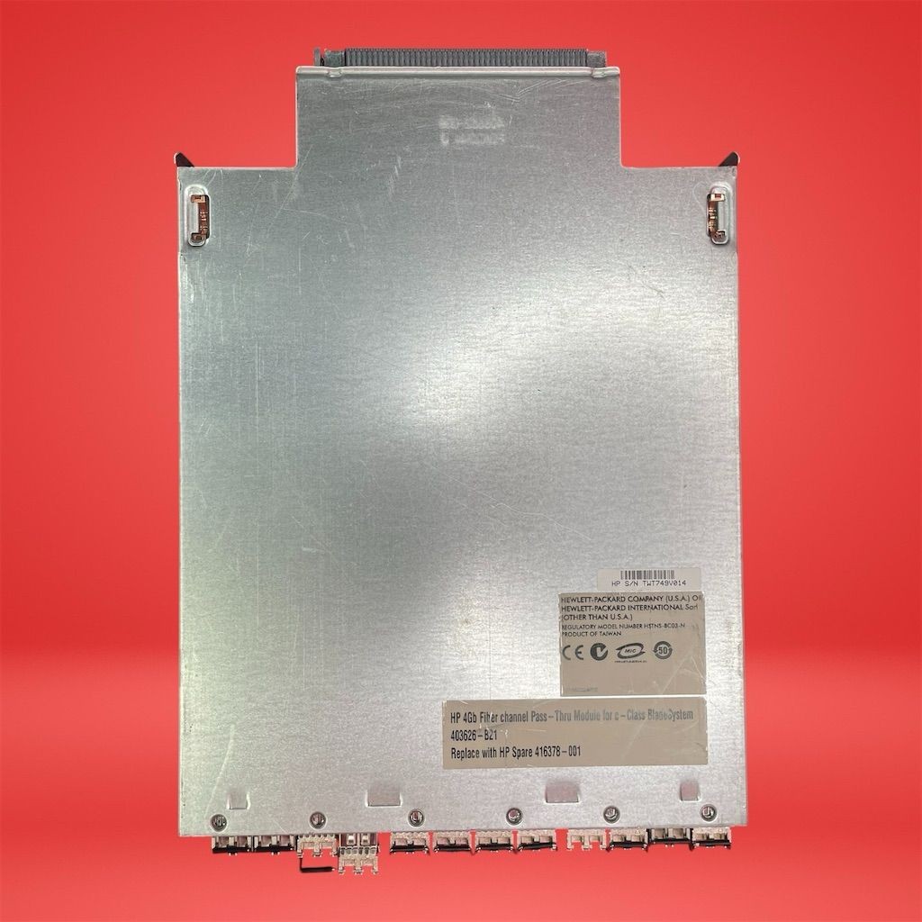 HP 403626-B21 4 GB Fibre Channel Pass-Thru Module for c-Class BladeSystem