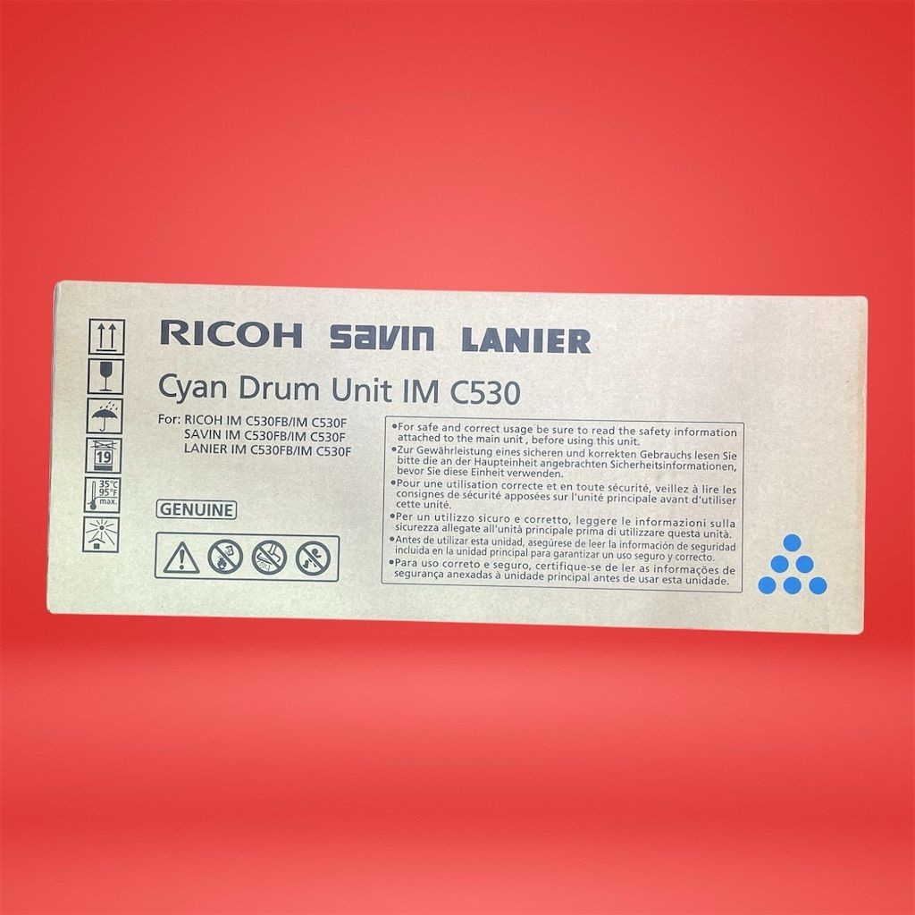 Genuine Ricoh Savin Lanier Cyan Drum Unit for IM C530 Printer 418245 - Image 2