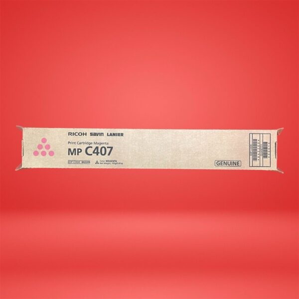 Ricoh Savin Lanier MP C407 Magenta Toner Cartridge 842209