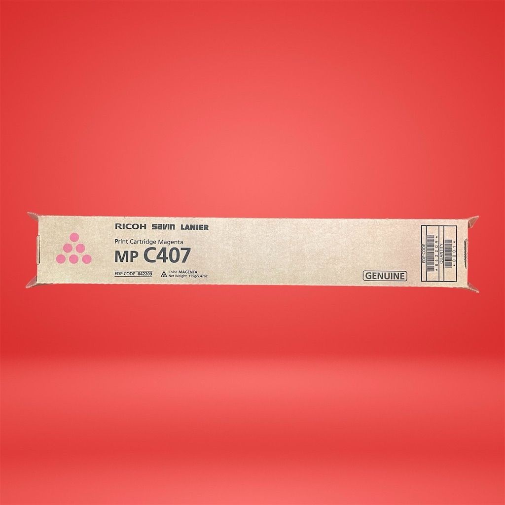 Ricoh Savin Lanier MP C407 Magenta Toner Cartridge 842209