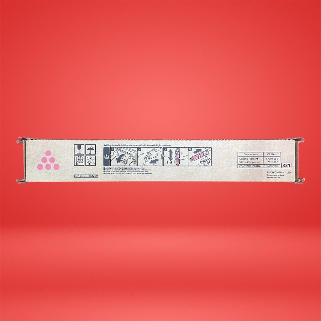 Ricoh Savin Lanier MP C407 Magenta Toner Cartridge 842209 - Image 2