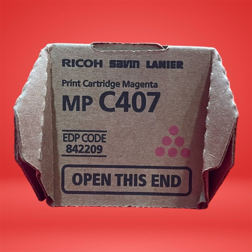 Ricoh Savin Lanier MP C407 Magenta Toner Cartridge 842209 - Image 7
