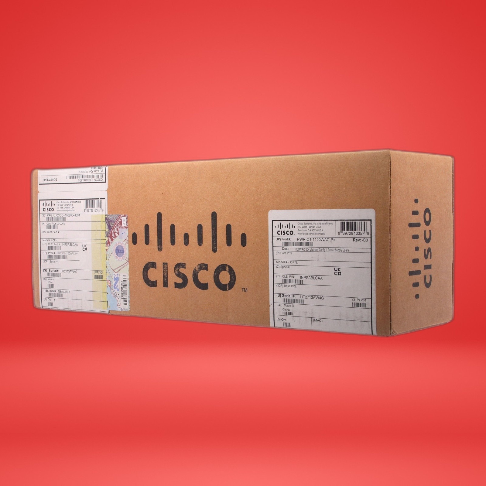 Cisco Catalyst PWR-C1-1100WAC-P 1100W AC Power Supply New Sealed - Image 2