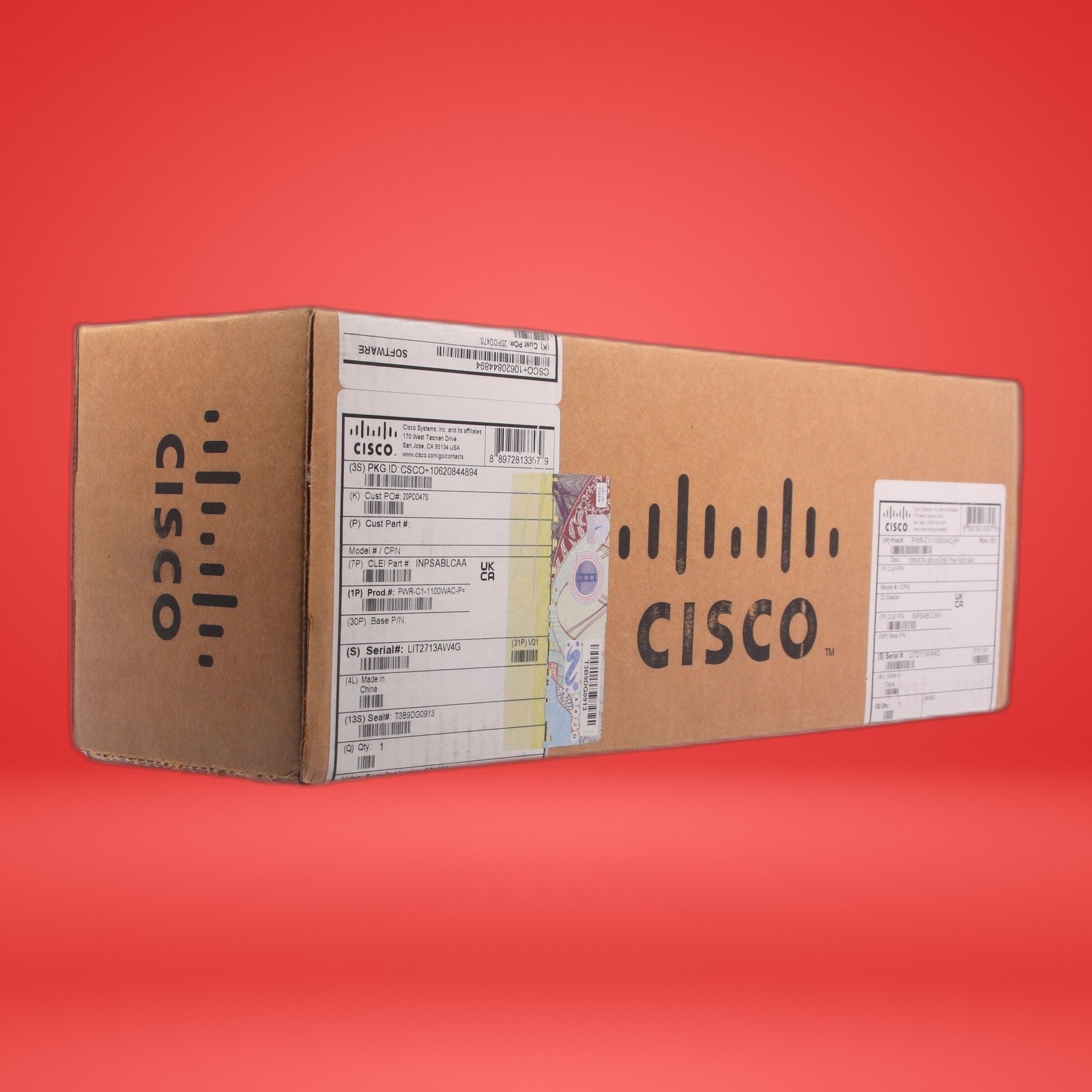 Cisco Catalyst PWR-C1-1100WAC-P 1100W AC Power Supply New Sealed - Image 11
