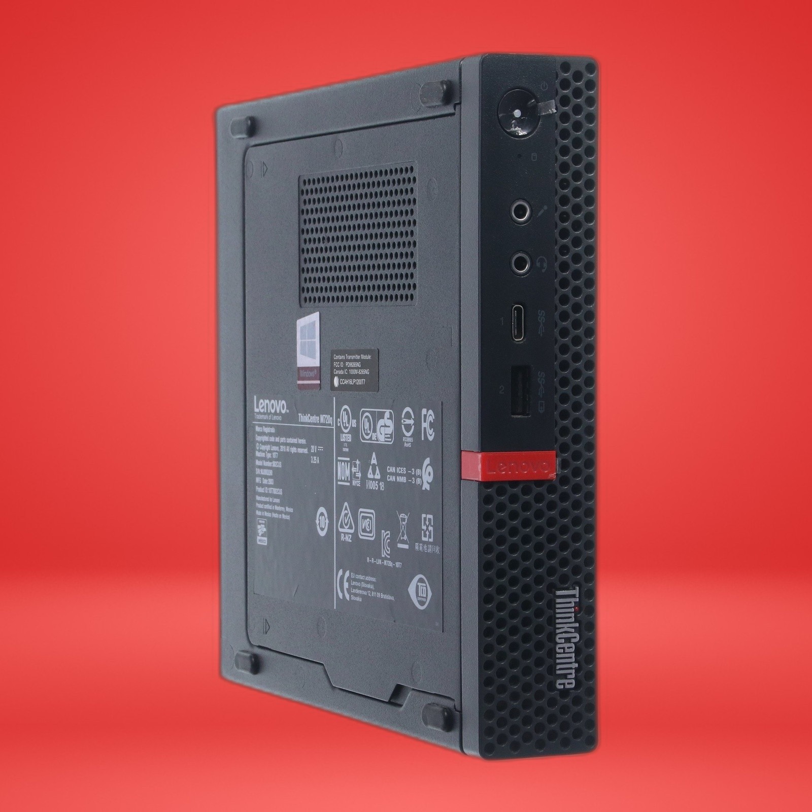 Lenovo ThinkCentre M720Q Core i5-9400T 16GB RAM 256GB SSD Win11Pro W/ AC Adapter - Image 11