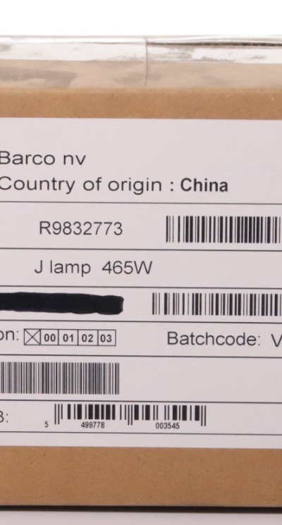 Barco R9832773 Lamp & Housing for Barco Projectors 465W