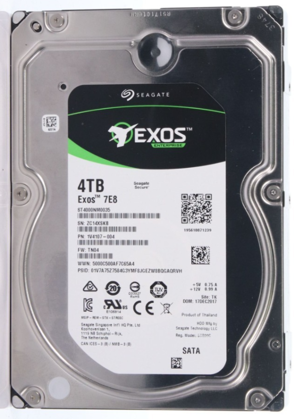 Seagate 4TB Internal HDD 7.2K RPM SATA 6Gbps 3.5'' (ST4000NM0035) HDD