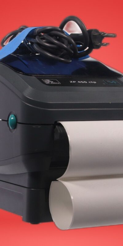 Zebra ZP450 Thermal Barcode Label Printer Serial Parallel W/ Power Cord & USB