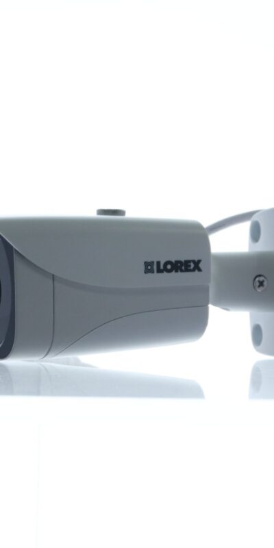 LOT OF 4 LOREX LNB8005-C (POE) (8MP) 4K UHD IP BULLET SECURITY CAMERAS NTSC